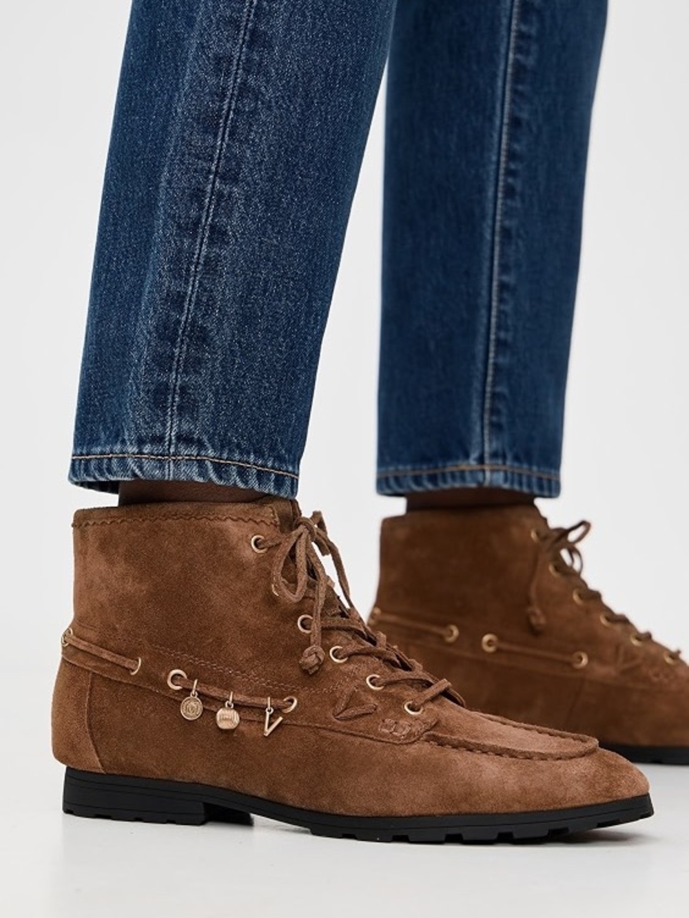 Veronica Beard Charm Phaedra Boot suede loafer